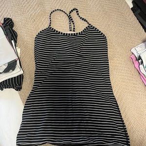Lululemon Striped Power Y Tank